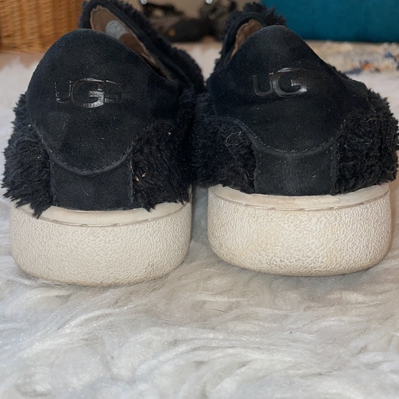 Ugg Ricci Faux-Fur Slip-on Sneakers, Size 8 - Picture 4 of 9